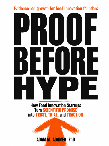 Proof Before Hype, book cover, Adam M. Adamek, PhD